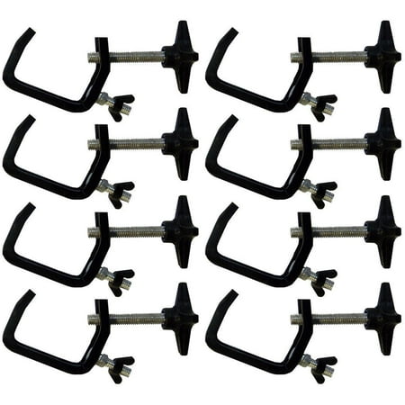 Stage Lighting Clamps - (8) Chauvet CLP-03 Standard C Clamps Light Mounting Lighting Truss Mounts CLP03