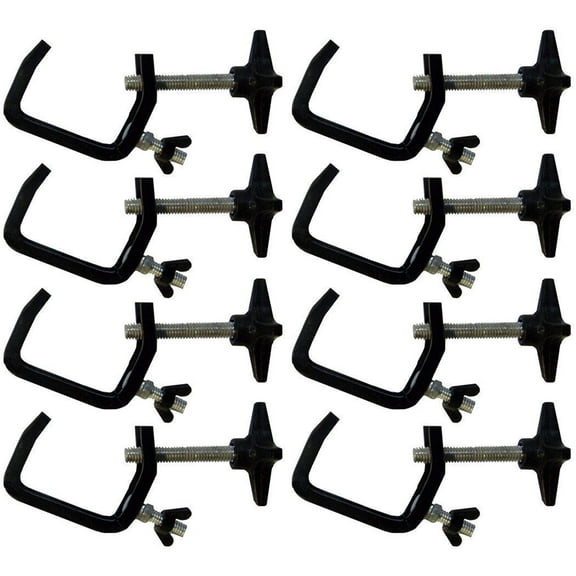 (8) Chauvet CLP-03 Standard C Clamps Light Mounting Lighting Truss Mounts CLP03