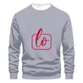 thumbnail image 4 of Amzcrzy Chandails en Molleton de la Saint-Valentin pour Hommes Mode Ample Imprimé Valentines Tops Décontractés Manches Longues Col Rond Couples Chandails en Molleton Cadeaux de la Saint-Valentin pour Hommes, 4 of 4