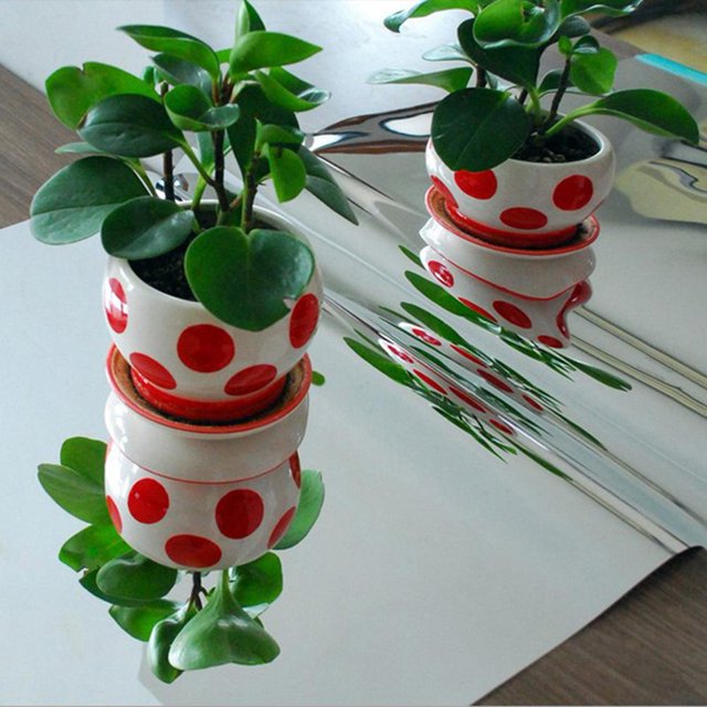 Película solar reflectante plateada de 60x100cm, lámina de espejo decorativa para vidrio casero DIY