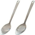 thumbnail image 1 of CNKOO YQHWQH Rust Resistant Stainless Steel Cooking Spoon Set (2 Pack), 1 of 5