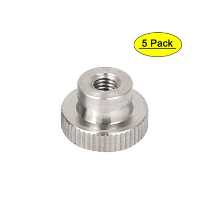 

Unique Bargains 5 Pcs M5 304 Stainless Steel Hand Tighten Knurled Thumb Nuts Fasteners