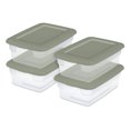 thumbnail image 1 of Sterilite Set Of (4) 11.4L Boxes – Green, 1 of 5