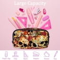 thumbnail image 4 of MUOOUM Pencil Case, Funny Skulls Pizzas Pattern Large Capacity Pencil Pouch Stationery Pen Bag, 4 of 7