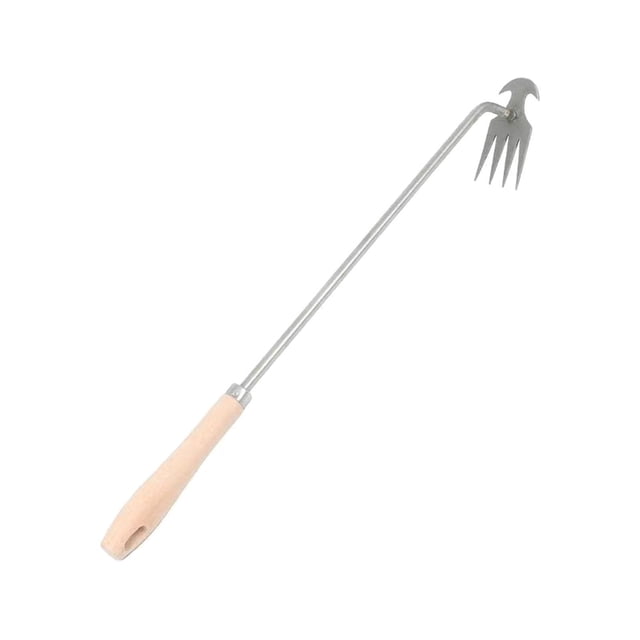 koolsoo Manual Weeder Garden Weeder Tool Labor Saving Digging Ergonomic Handle Weeding Digger Tool Hand Weeding Removal for Courtyard 46cm