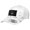 Alpine White Camo and White, variant on Multicam Camo Curved Bill Snapback Trucker Hat | Black Camo & Black Cap | 2x3 in Loop Surface for Patches