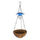 thumbnail image 5 of Macetas colgantes de alambre de metal Soporte de planta de alambre redondo Cesta colgante Colgante redondo Azul Cola Cesta colgante, 5 of 8