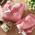 thumbnail image 2 of Children's Velvet Set Autumn And Winter New Boys' Long Set Large Children's Warm Underwear Set Children's Wear, 2 of 9