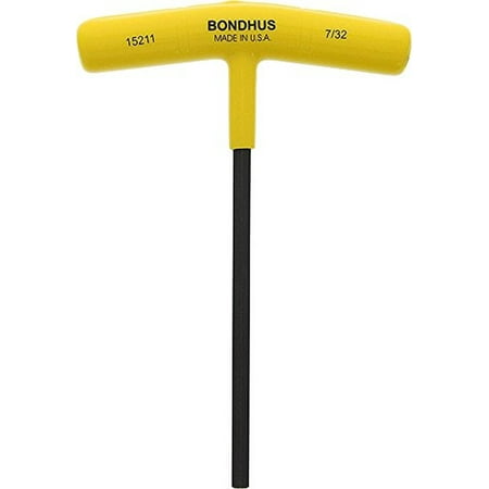 UPC: 0037231452117 | Bondhus 45211 7/32  Hex Tip T-Handle w/ProGuard Finish  6