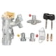 thumbnail image 2 of Kit de Cilindro de Cerrado de la Puerta, Cilindro de Cerrado de la Puerta de Automóvil de Control MeJorado 69052-12340 Uso Más Suave Con Llaves para Geo Prizm 1993 A 1997, 2 of 7