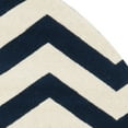 thumbnail image 6 of SAFAVIEH Chatham Jake Geometric Wool Area Rug, Dark Blue/Ivory, 9' x 9' Round, 6 of 6