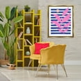 thumbnail image 3 of Stupell Industries Sunrise Sprig on Stripes Abstract Painting Gold Floater Framed Canvas Art Print Wall Art, 25 x 31, 3 of 10