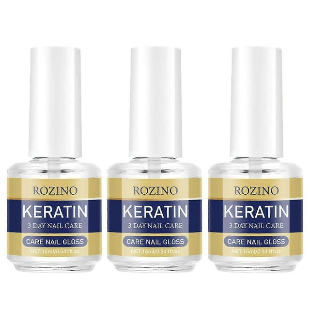 Keratin Nail Strengthener Oil 3-day Growth, Cuticle Nail Treatment Serum For Peeling Damaged Nails