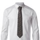thumbnail image 5 of Fotbe Snowflake Cream Hot Cocoa Corbata Clásica para Hombre con Estampado – Corbata de Seda Jacquard Tejida, para Negocios, Bodas y Eventos Formales, 5 of 7