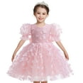 thumbnail image 4 of Baby Girls Bowknot Butterfly Dress Halloween Princess Flower Wedding Birthday Gown, 4 of 7