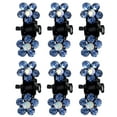 thumbnail image 1 of Hair Claw Clips,Mini Hair Clips No-Slip Grip Jaw Clips Glitter Teeth Clips Rhinestone Metal Clamps, 1 of 6