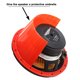 thumbnail image 2 of Sidaley Combinaciones de reproductor de DVD/TV para coche rojo, 2 of 6