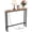Oak, variant on BoldGear 39" Narrow Console Table with Charging Station & 4.9 Ft Extension Cord & Adjustable Feet, behind Couch Table for Living Room, Hallway,Rustic Brown
