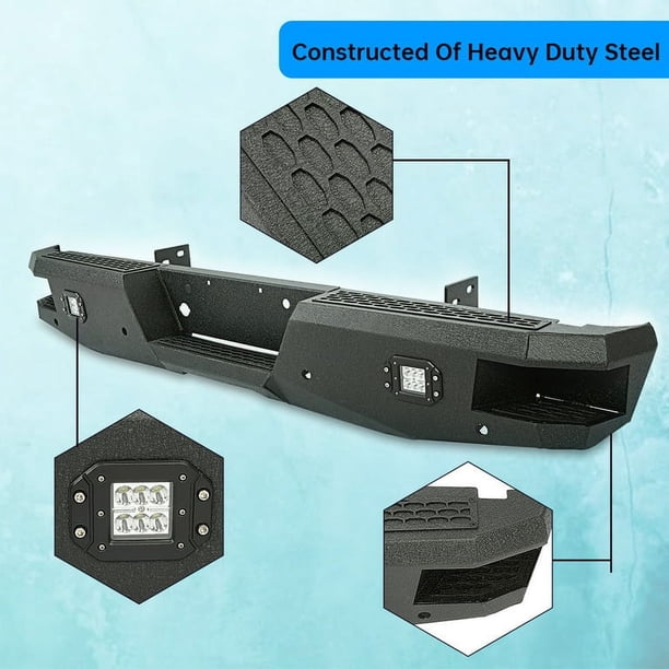 VEVOR Rear Step Bumper Steel Bumper for 1999-2007-Ford F250/Ford F350 VEVOR Rear Step Bumper Steel Bumper for 1999-2007-Ford F250/Ford F350