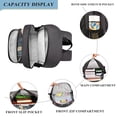 thumbnail image 3 of FORMRS School Backpack 17" Student Travel Bag with Laptop Compartment, Black Astronaut Space, 3 of 7