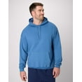 thumbnail image 5 of Men's Hanes® EcoSmart Fleece Pullover Hoodie Color: Denim Blue Size: XL, 5 of 8