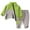 Green, variant on SHTXOZHI Toddler Boys Girls Tracksuit Kids Colorblock Long Sleeve Zip Up Jacket Pants 2Pcs Set