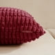 thumbnail image 3 of Fundas de almohada decorativas Fancy Homi Burgundy Corduroy 55x55 cm, 3 of 7