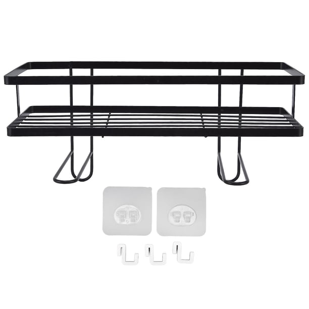 Bathroom Over The Toilet Storage Shelf Space Saver Punch Free Bathroom Storage OrganizerBlack