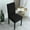 Black, variant on 1 Pcs Dining Room Chair Covers, Spandex Removable Kitchen Chair Covers Strable Case Chair Slipcover Chair Seat Covers Elastic Chair Cover Strech for Dining Room, Hotel, Ceremony