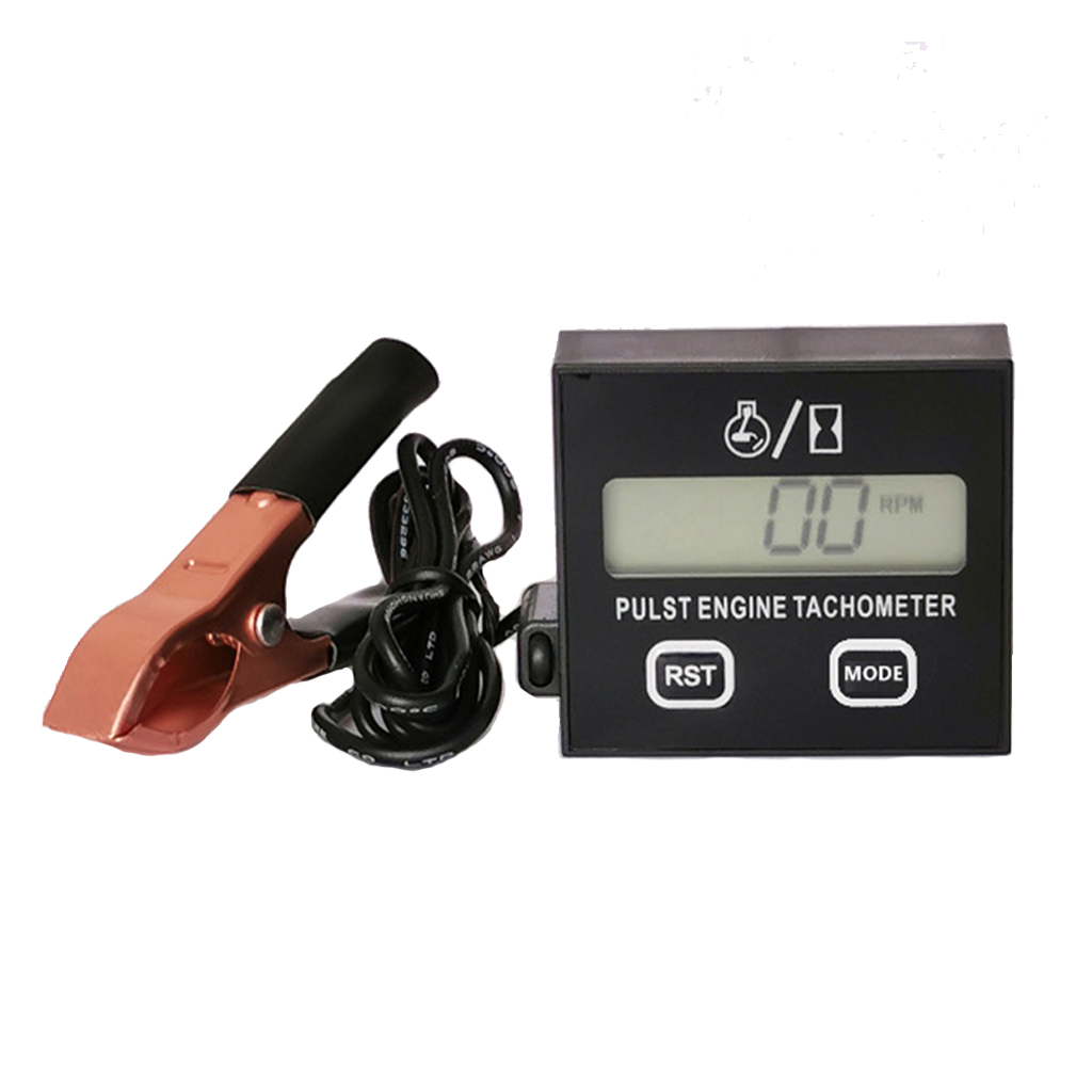 Clip Type Digital Chainsaw Tachometer for Cropper Generator RV ATV Dirt Bike