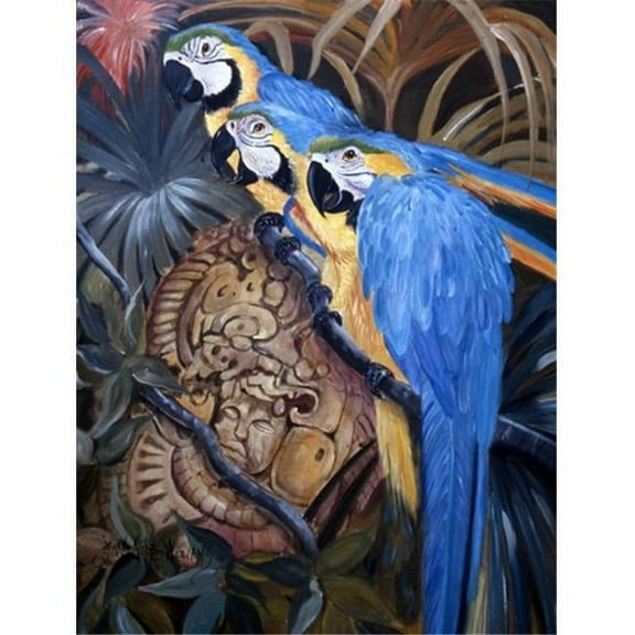 Parrots Flag Garden Size