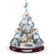 thumbnail image 1 of Escultura giratoria de árbol de Navidad, decoraciones de tren, pasta de ventana 3D, pegatinas de pasta, decoraciones navideñas, decoración del hogar de invierno, 1 of 4