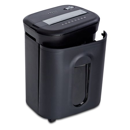 12 Sheet Paper Shredder, Cross Cut Shredders with 6 Gallons Wastebasket and Casters for CD Credit Card Home Office Use