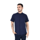 thumbnail image 1 of Camisa Look De Lino Manga Corta Azul Marino Cuello Mao Slim Fit Hombre, 1 of 4