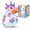 Ariel, variant on Maxi Kwaaks Clint Duck Plush – 6" (15cm) Printed Soft Toy with Stitched Eyes, Fluffy Touch & 3 Matching Accessories – Includes Adoption Card & Hanging Loop – Mix & Match Cute Plushie