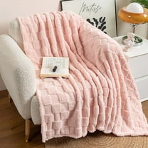AZXY 30x40 Blankets and Throws Clearance,Blankets for Beds,Throw Blanket for Couch,Small Soft Fuzzy Cozy Plush Throw Blanket Under 10 Dollars for Kids Adults Pink