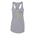thumbnail image 2 of Stay Beautiful Positivity Quote Saying Pop Culture Ladies Racerback Tank Top, Heather Grey, X-Large, 2 of 3