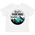 thumbnail image 3 of Inktastic Dad's Hiking Buddy with Mountains and Trees Boys or Girls Toddler T-Shirt, 3 of 5
