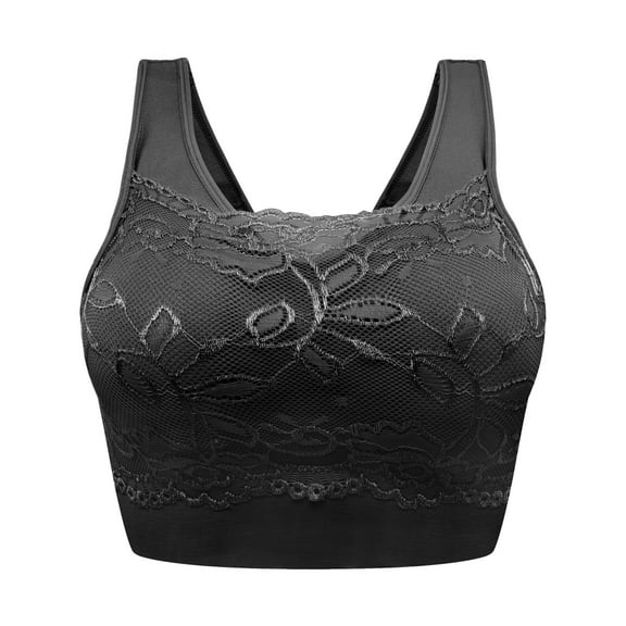 Lace Bralettes for Women Padded Sports Bra Seamless Women’s Tank Tops Wirefree Comfort For Yoga Running Ball Playing Sleeping