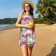 thumbnail image 3 of Fotbe Orchids Flowers Vestido de Verano sin Mangas para Mujer – Vestido Midi Línea A, Estilo Camiseta Floral, Vestido Playero Casual y Fluido, 3 of 7