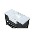 thumbnail image 6 of Elegant Decor Clement 48" Aluminum MDF Single Bathroom Vanity in Gray Finish, 6 of 6