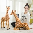 okwish Kids Plush Giraffe Soft Simulation Giraffe Cotton Doll Cute Animals Stuffed Plush Toy for ...