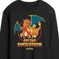 thumbnail image 3 of Pokémon - Charmander See The Evolution - Men's Long Sleeve T-Shirt, 3 of 5