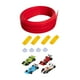 thumbnail image 3 of Pista de carreras flexible de 16 pies, rampa para autos, juguete, rampa flexible para autos de carreras, bricolaje Rojo, 3 of 9