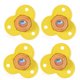 thumbnail image 1 of Gabinetes giratorios de acero inoxidable Gabinetes de rotación de 360 ​​grados Estante de estantería Muebles universales Muebles Dormitorio doméstico Amarillo 4 piezas Yuarrent HA028358-02, 1 of 7