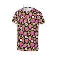 thumbnail image 3 of Fuzoiu Strawberry Print Boys' Casual T-Shirt,Crewneck Undershirts,Boys Athletic Shirt,Short Sleeve T-Shirts for Outdoor Play, 3 of 7