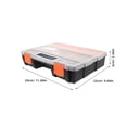 thumbnail image 2 of GOOHOCHY Plastic Parts Organizer .0X23.0X6.0In 1Pcs Assorted Color Multi-grid Organization, 2 of 8