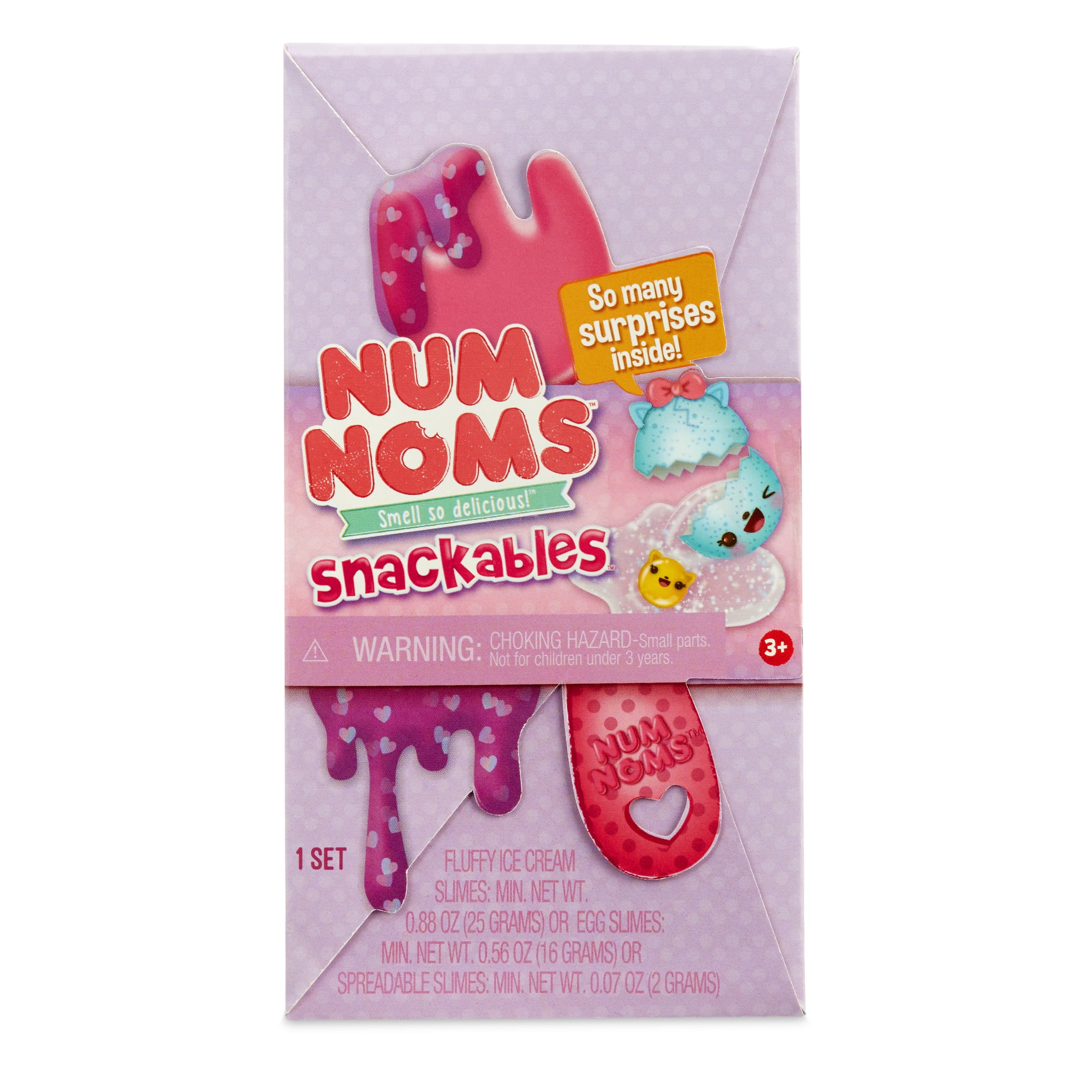FREE SHIPPING NUM NOMS Snackables Birthday Cake Slime Kit Scented RARE 