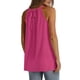 thumbnail image 5 of Blusas de verano para mujer Umfun; blusas de talla grande para mujer; blusas sin mangas, blusas casuales sin mangas, blusas sueltas, blusas casuales con cuello en V liso, blusas casuales sin mangas, 5 of 5