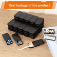 thumbnail image 3 of 60 Pack Black Mini Rectangular Metal Tins Boxes with Sliding Lids, Small Empty Slide Top Tin, 3 of 7